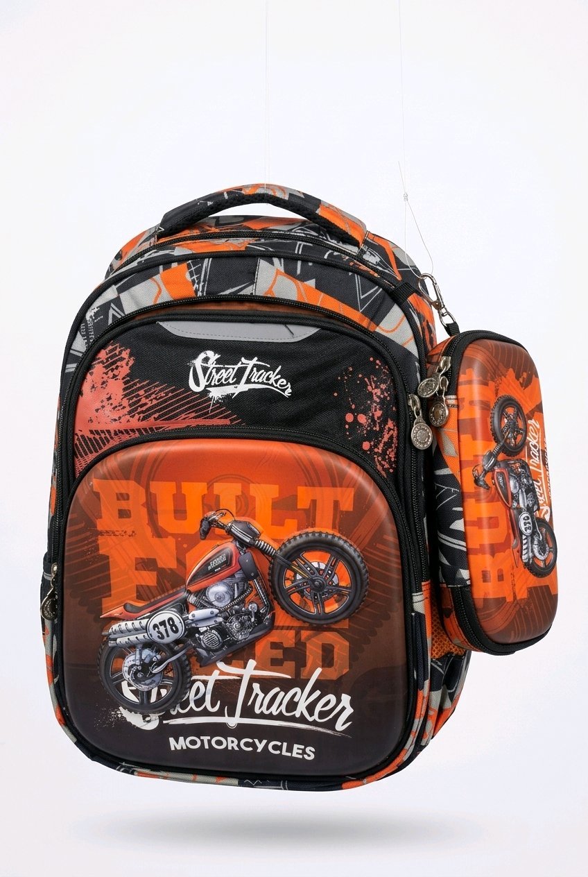 Street Tracker character school bag